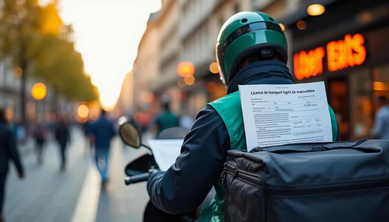 Illustration: Comprendre la licence de transport léger et ses spécificités pour les livreurs