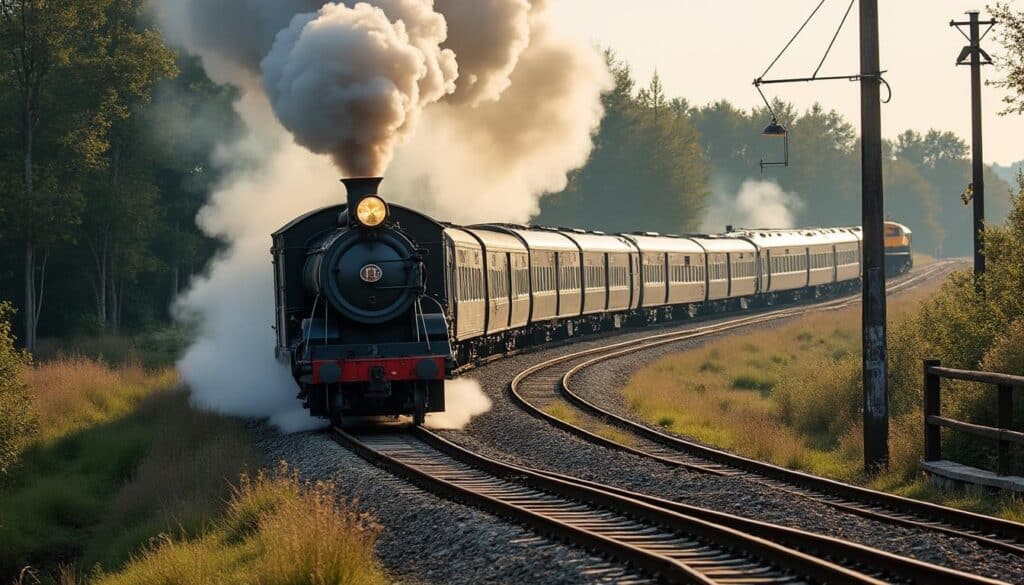 Histoire du train : de la vapeur à la mobilité durable moderne