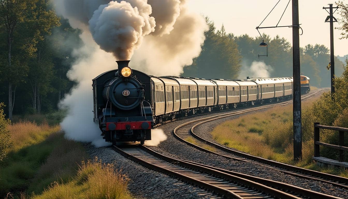 Histoire du train : de la vapeur à la mobilité durable moderne