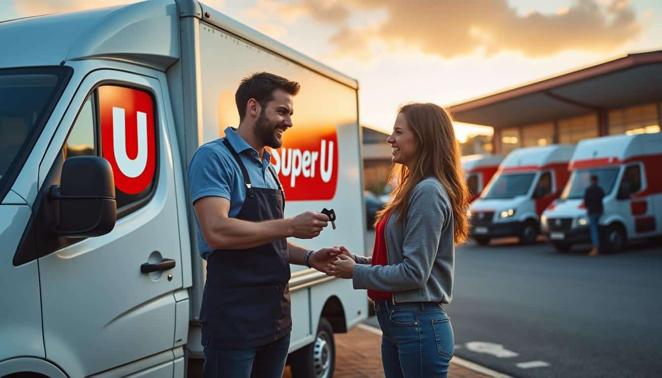 Illustration: Qui est Super U et pourquoi choisir sa location d’utilitaires ?
