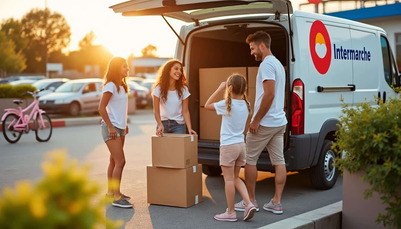 Illustration: Pourquoi opter pour la location d’un utilitaire chez Intermarché ?