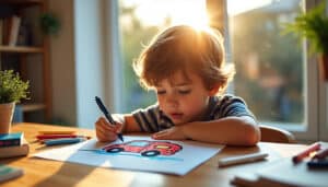 Dessin de camion de pompier : guide simple pour débutants