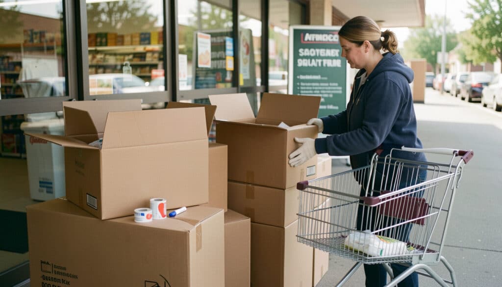 Où trouver des cartons de déménagement gratuits ?