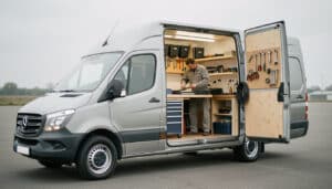 Camion atelier mobile : aménagement, usages et choix