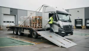 Camion plateau : transport, chargement et sécurité