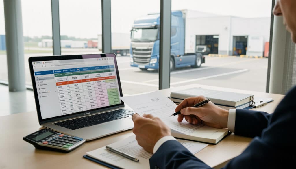 Grille des taux horaires du transport routier en 2026