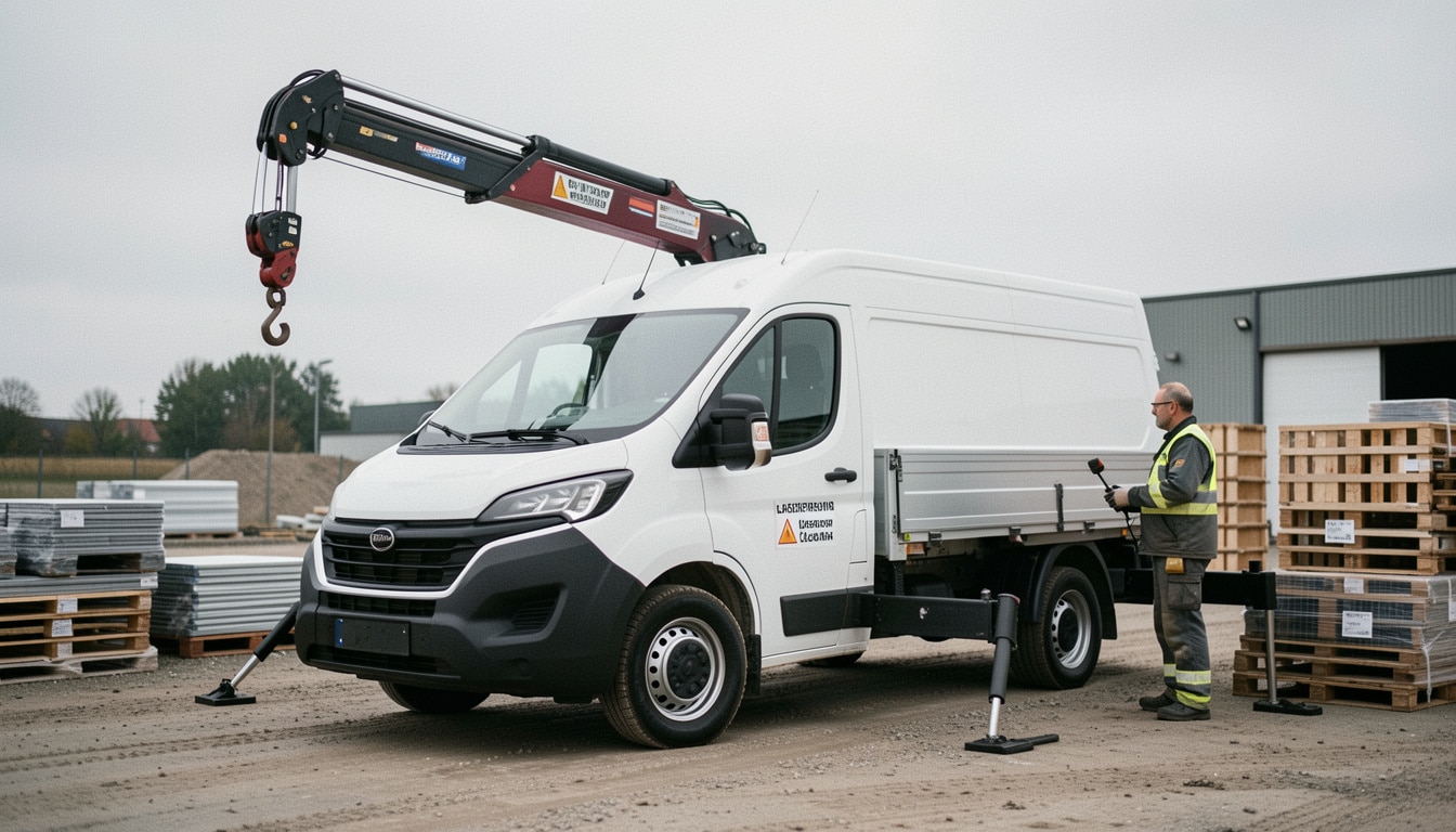 Location de camionnette avec grue : bien la choisir