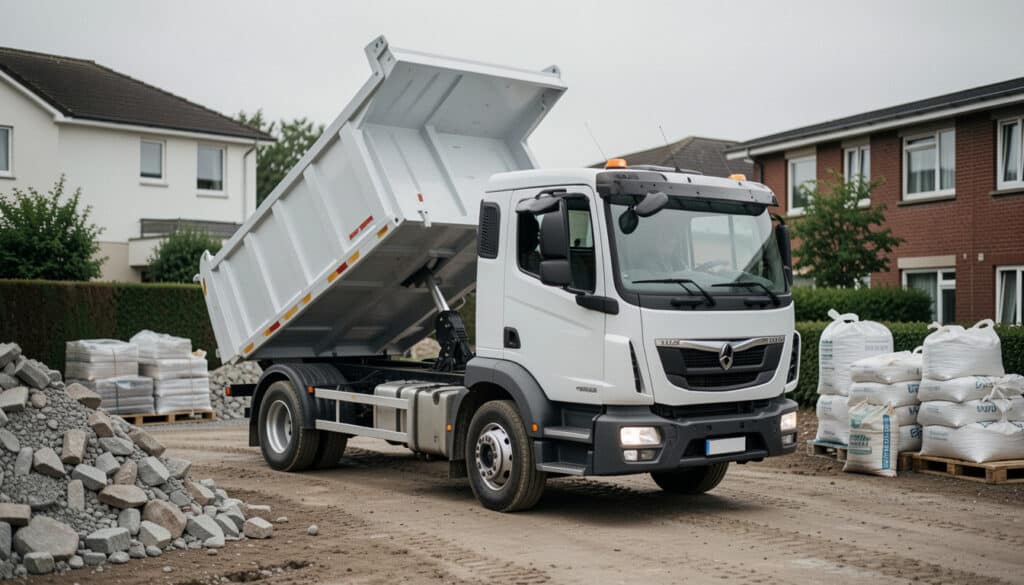 Location d’un camion benne : prix, capacité et choix