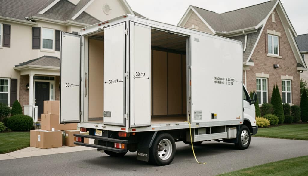 Dimensions d’un camion 30 m³ pour bien déménager