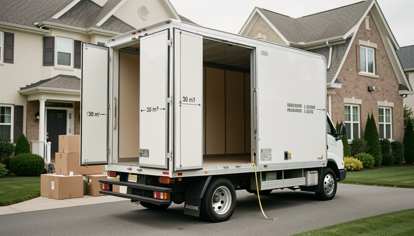 Dimensions d’un camion 30 m³ pour bien déménager
